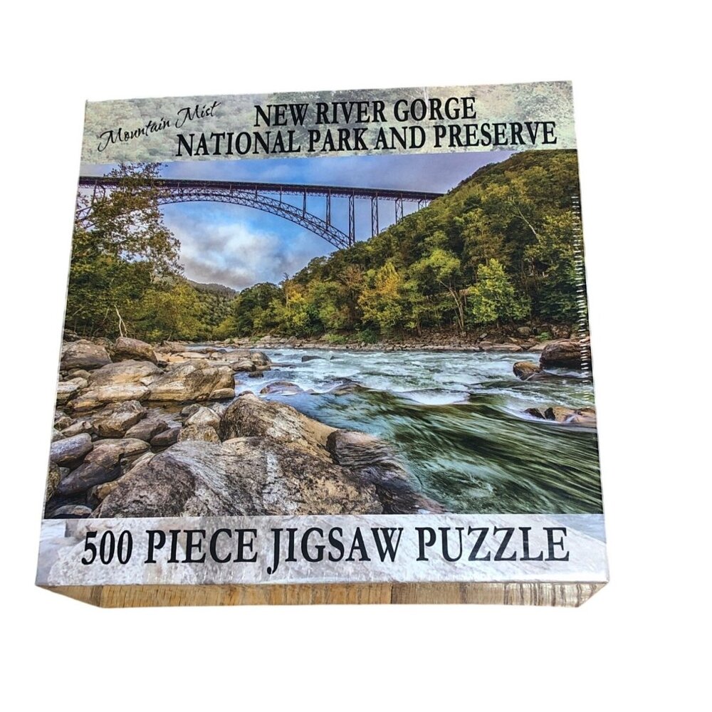 New River Gorge National Park & Preserve 500 Piece Puzzle New in Box Sealed